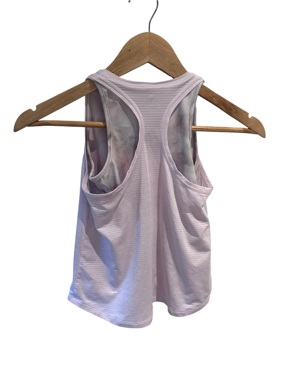 Athleta Girl Pink Snow Dye Tie Breaker‎ Tank Top  Size 7